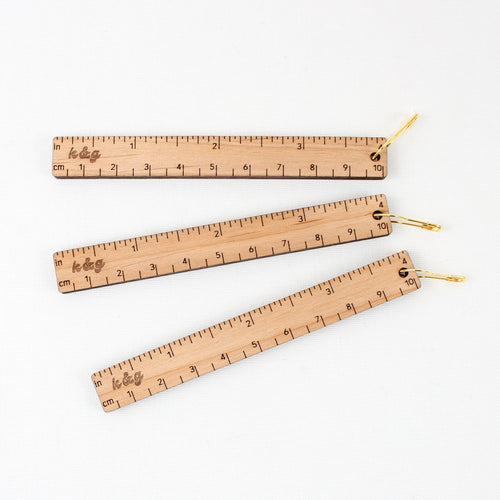 4" Wooden Ruler