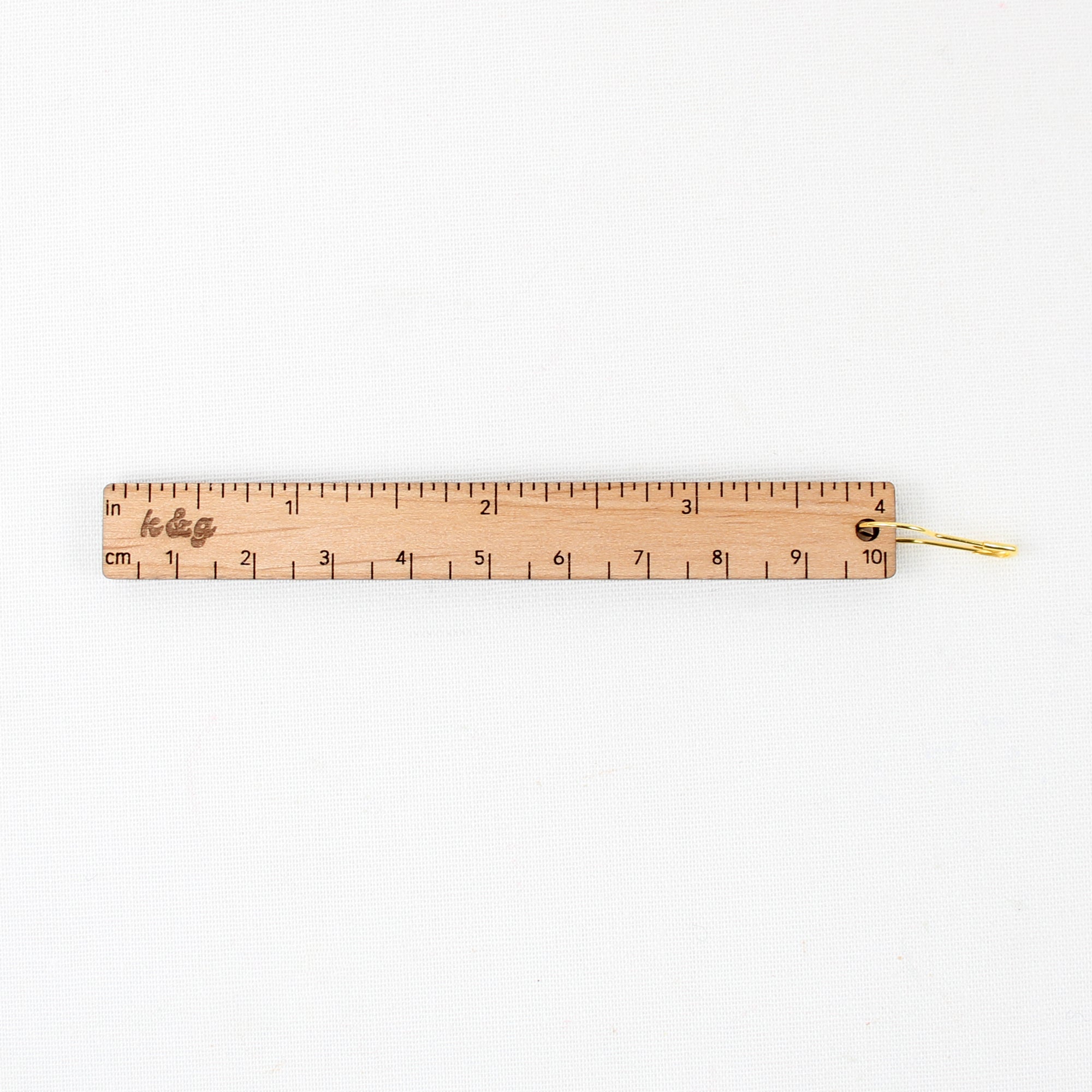 4" Wooden Ruler