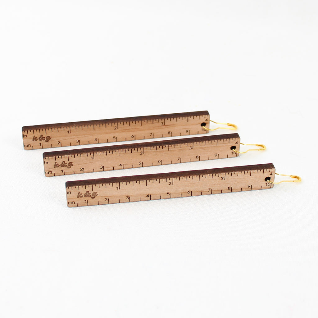 4" Wooden Ruler