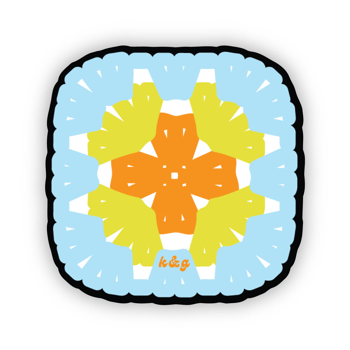 Granny Square Stickers