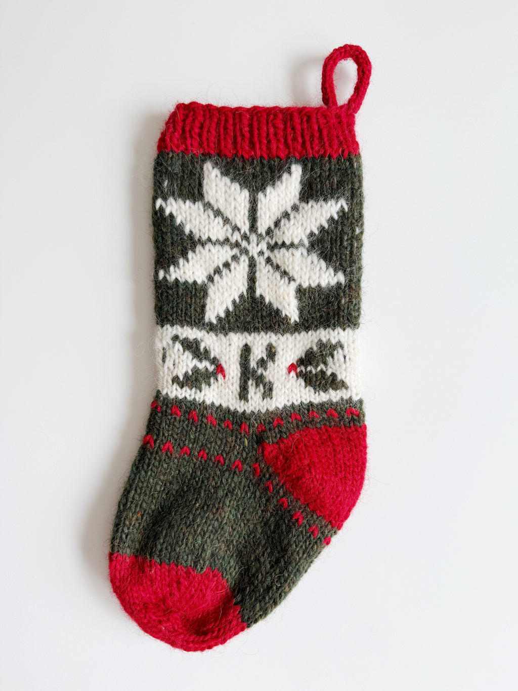 Scandi Christmas Stocking - Digital Knitting Pattern