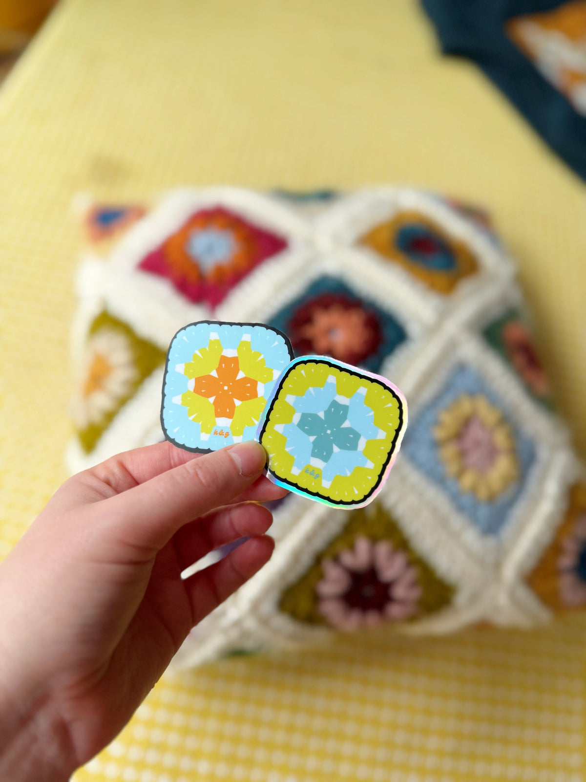 Granny Square Stickers