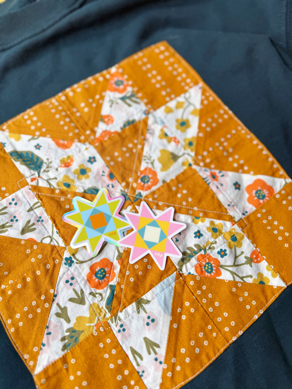 Quilt Star Stickers
