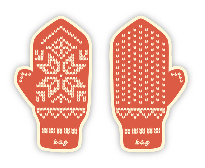 Norwegian Mitten Stickers
