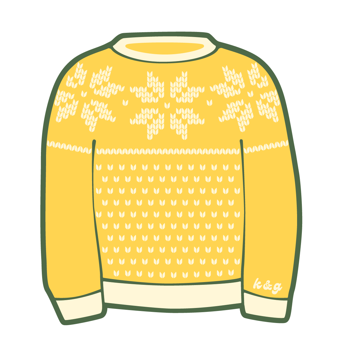 Norwegian Sweater Stickers