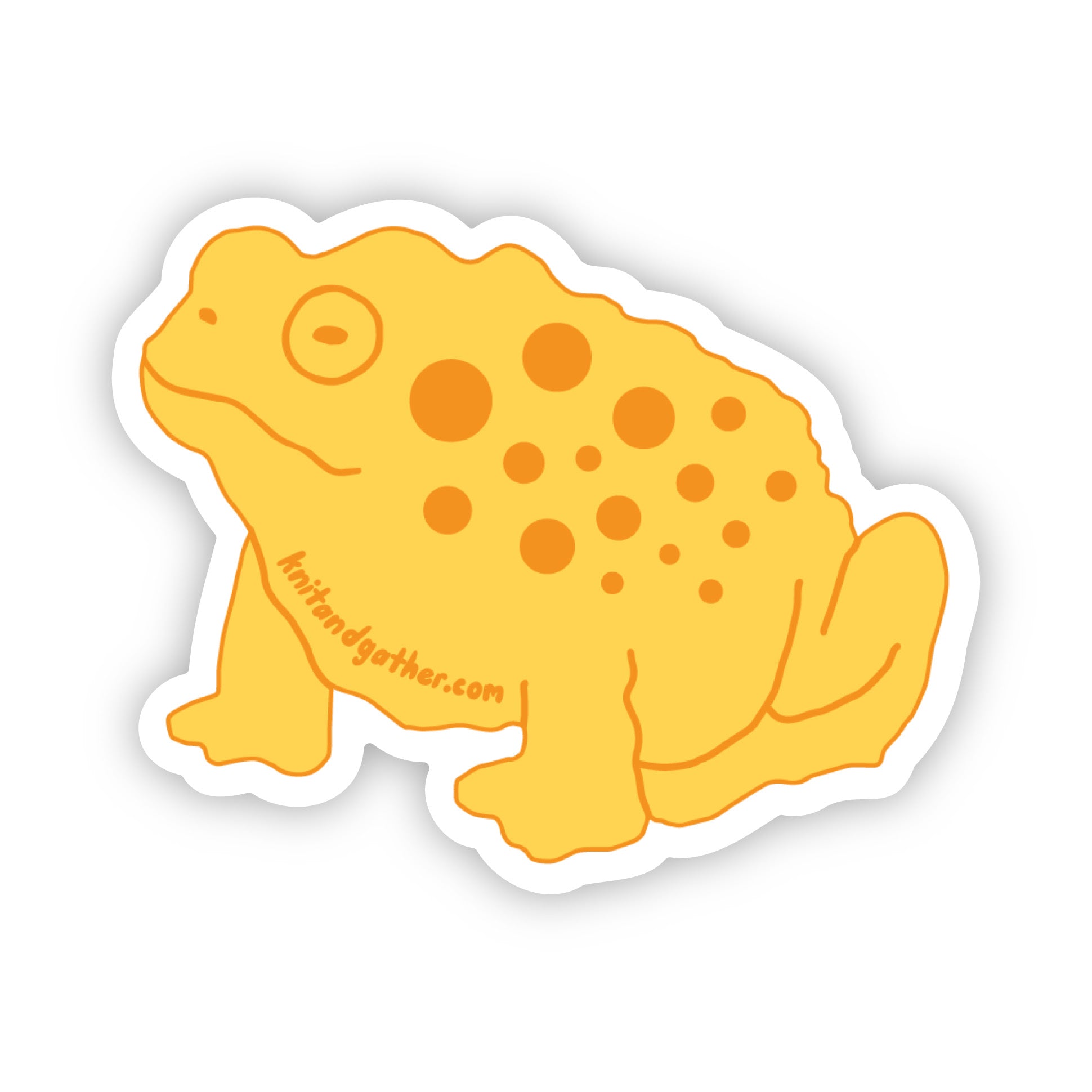 Arnie the Toad Sticker