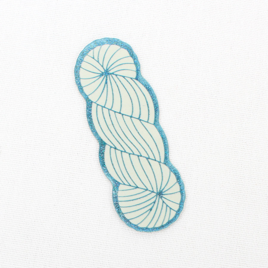 Sparkly Yarn Hank Sticker