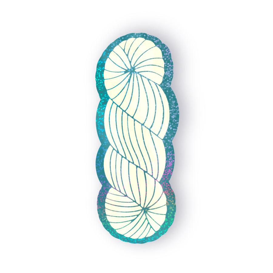 Sparkly Yarn Hank Sticker